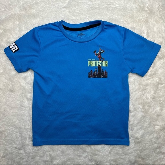 Marvel Other - Marvel Spider-Man T-Shirt Blue Size 7